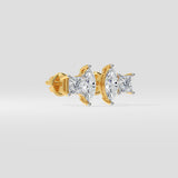 Princess & Marquise Duo Studs