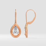 2 Ct Teardrop Earrings