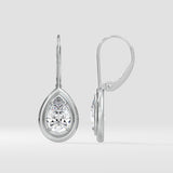 2 Ct Teardrop Earrings