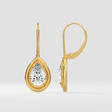 2 Ct Teardrop Earrings