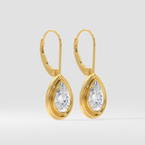 2 Ct Teardrop Earrings