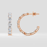 Oval Inside-Out Hoops