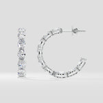 Oval Inside-Out Hoops - House of Quadri