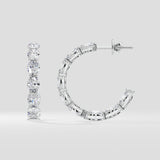 Oval Inside-Out Hoops
