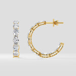 Oval Inside-Out Hoops - House of Quadri