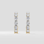 Oval Inside-Out Hoops - House of Quadri