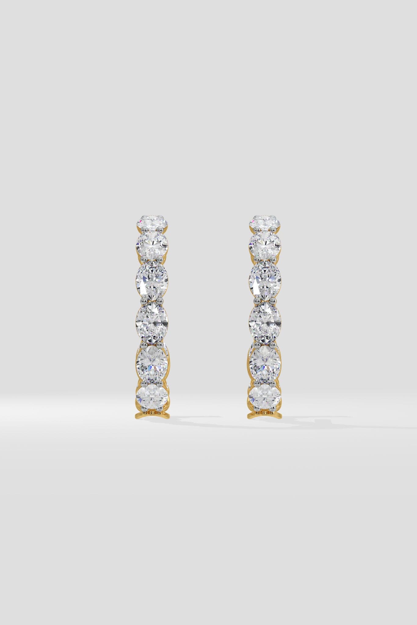 Oval Inside-Out Hoops - House of Quadri