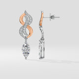 2 Ct Marquise Entwine Danglers