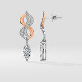 2 Ct Marquise Entwine Danglers