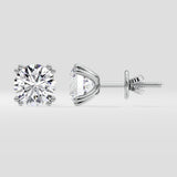 5 Ct Dual Prong Solitaire Studs - House of Quadri