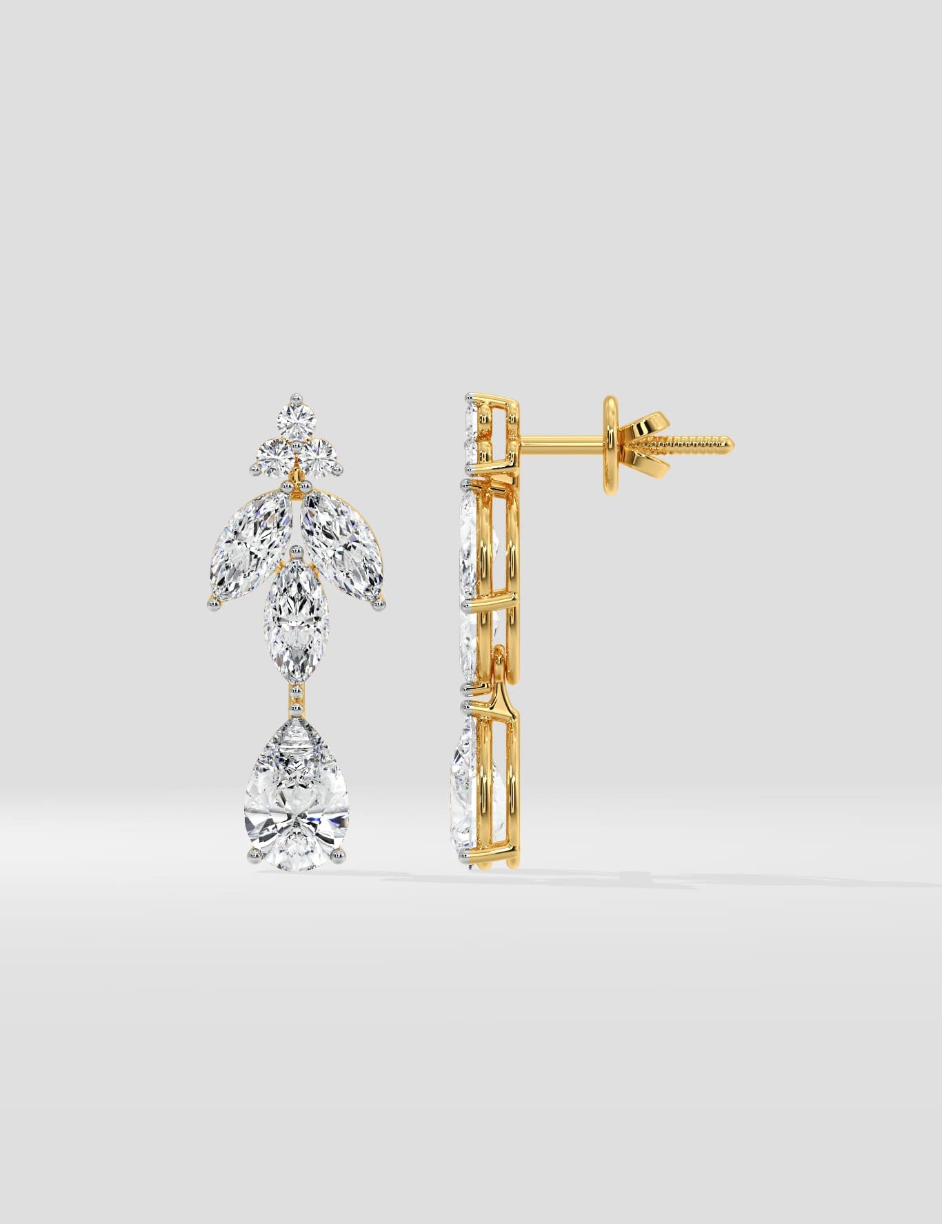 Orvela Pear Danglers - House of Quadri