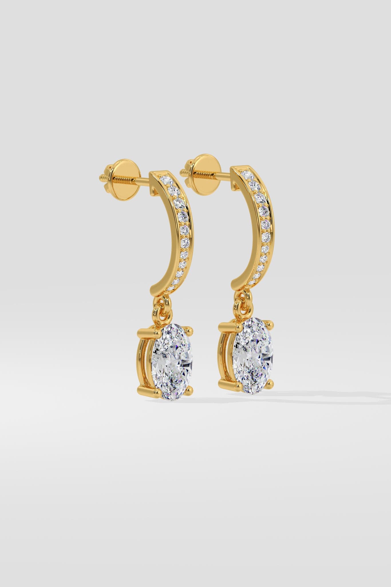 1.5 Ct Oval Arc Drops - House of Quadri