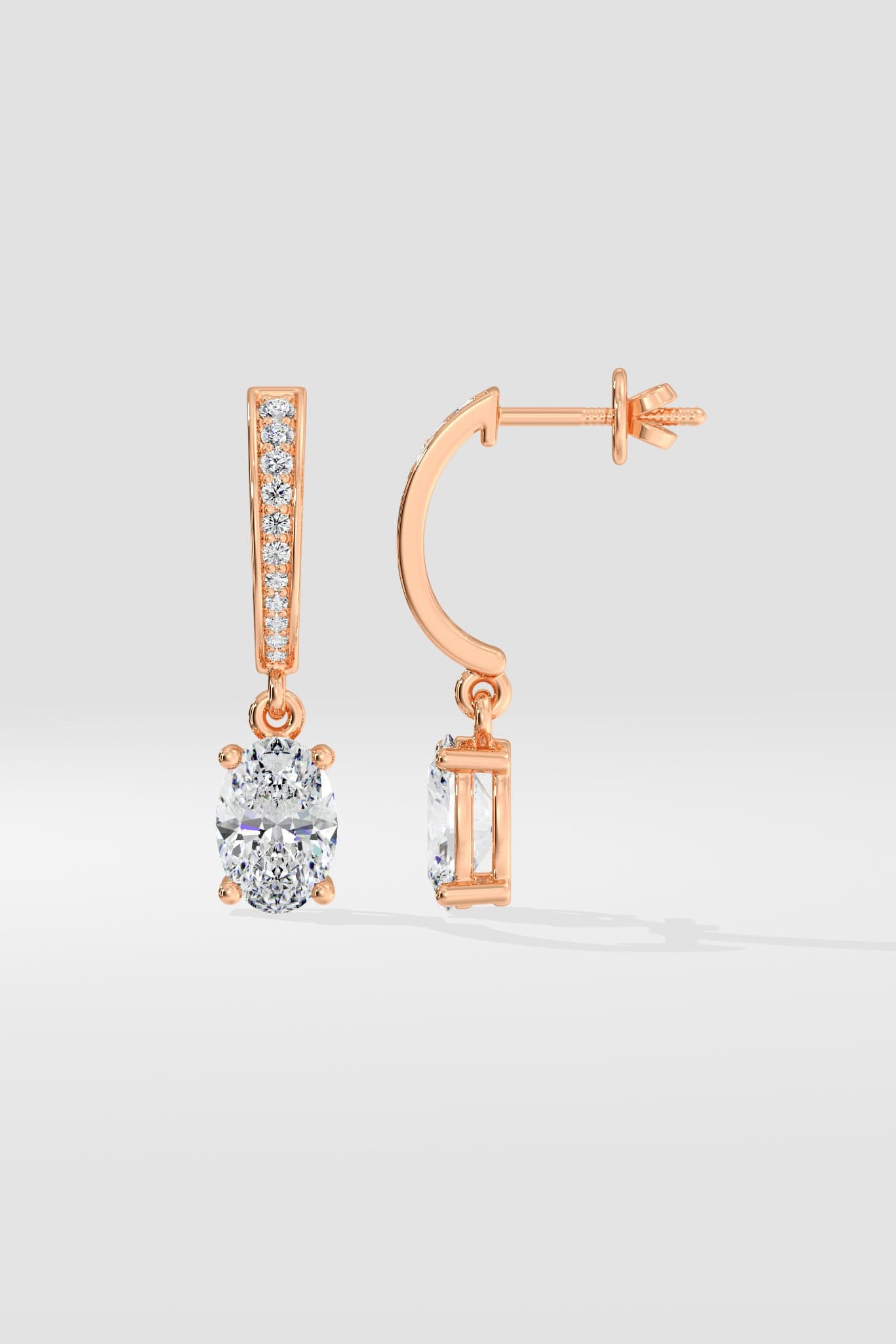 1.5 Ct Oval Arc Drops - House of Quadri