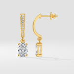 1.5 Ct Oval Arc Drops - House of Quadri