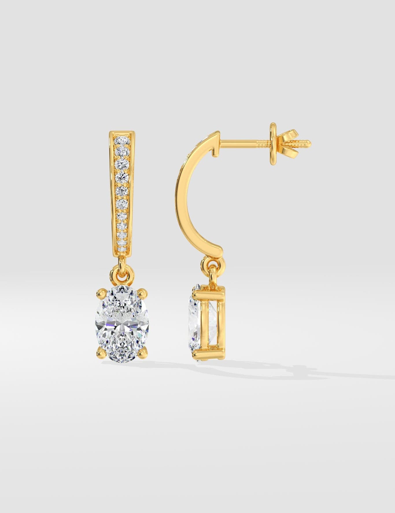 1.5 Ct Oval Arc Drops - House of Quadri