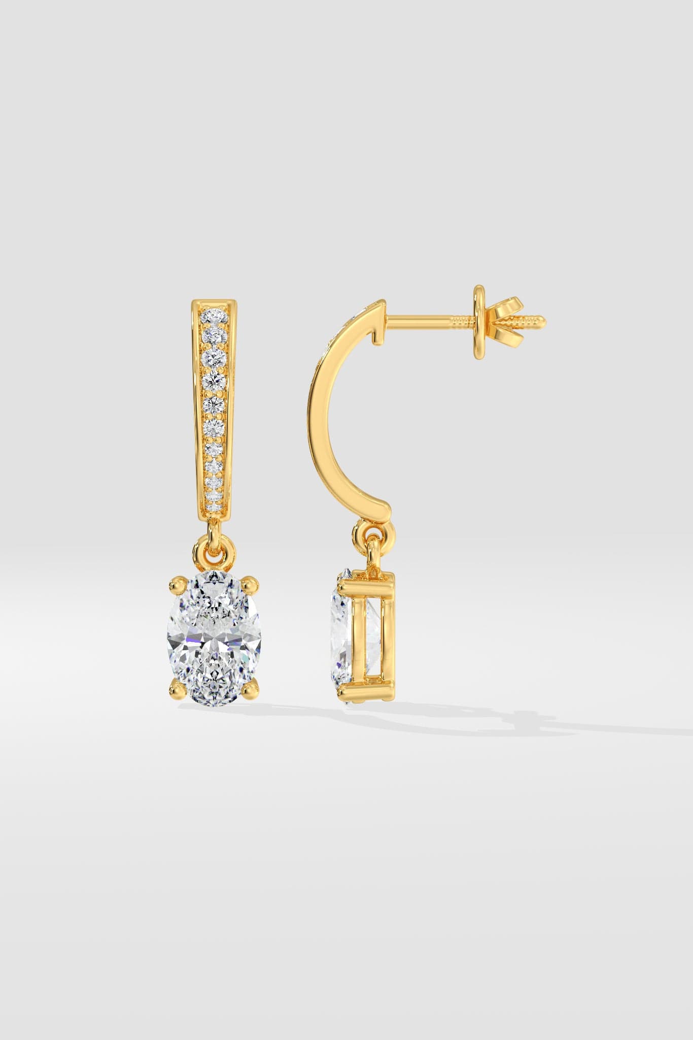 1.5 Ct Oval Arc Drops - House of Quadri