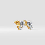 Heartine Duo Studs