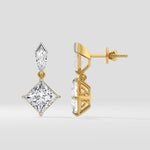 5 Ct Quad Kite Danglers - House of Quadri