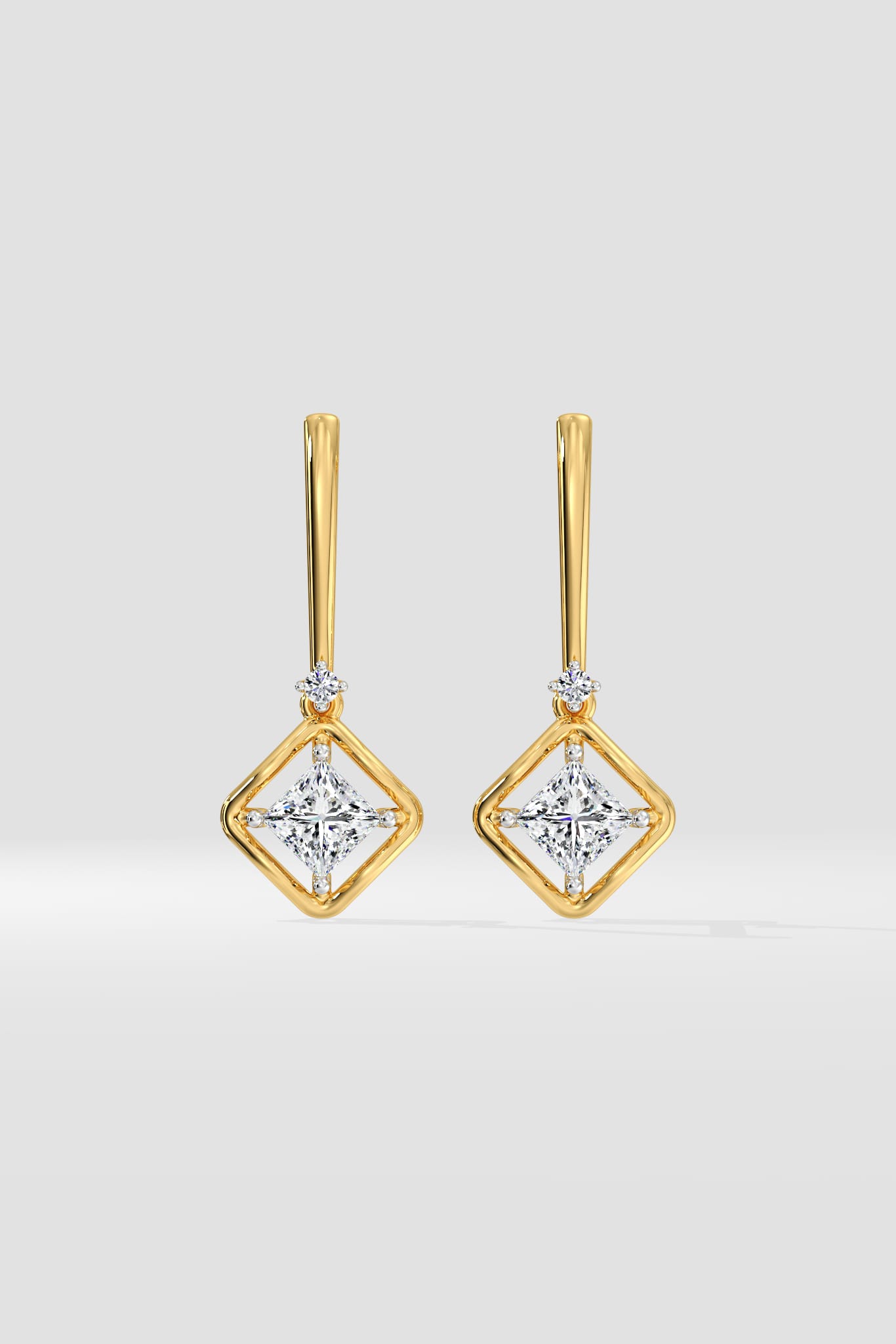 1 Ct Quad Princess Danglers - House of Quadri