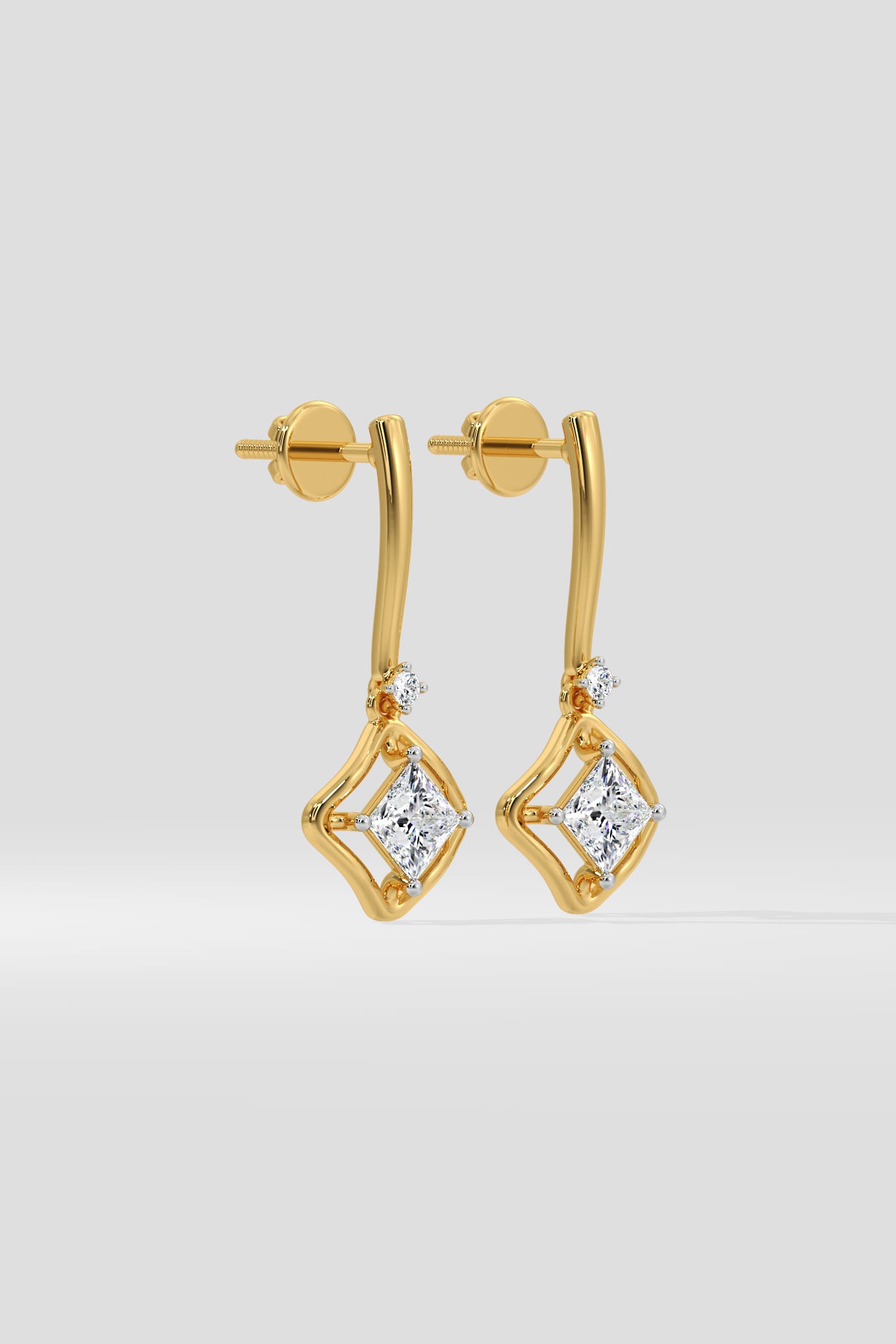1 Ct Quad Princess Danglers - House of Quadri