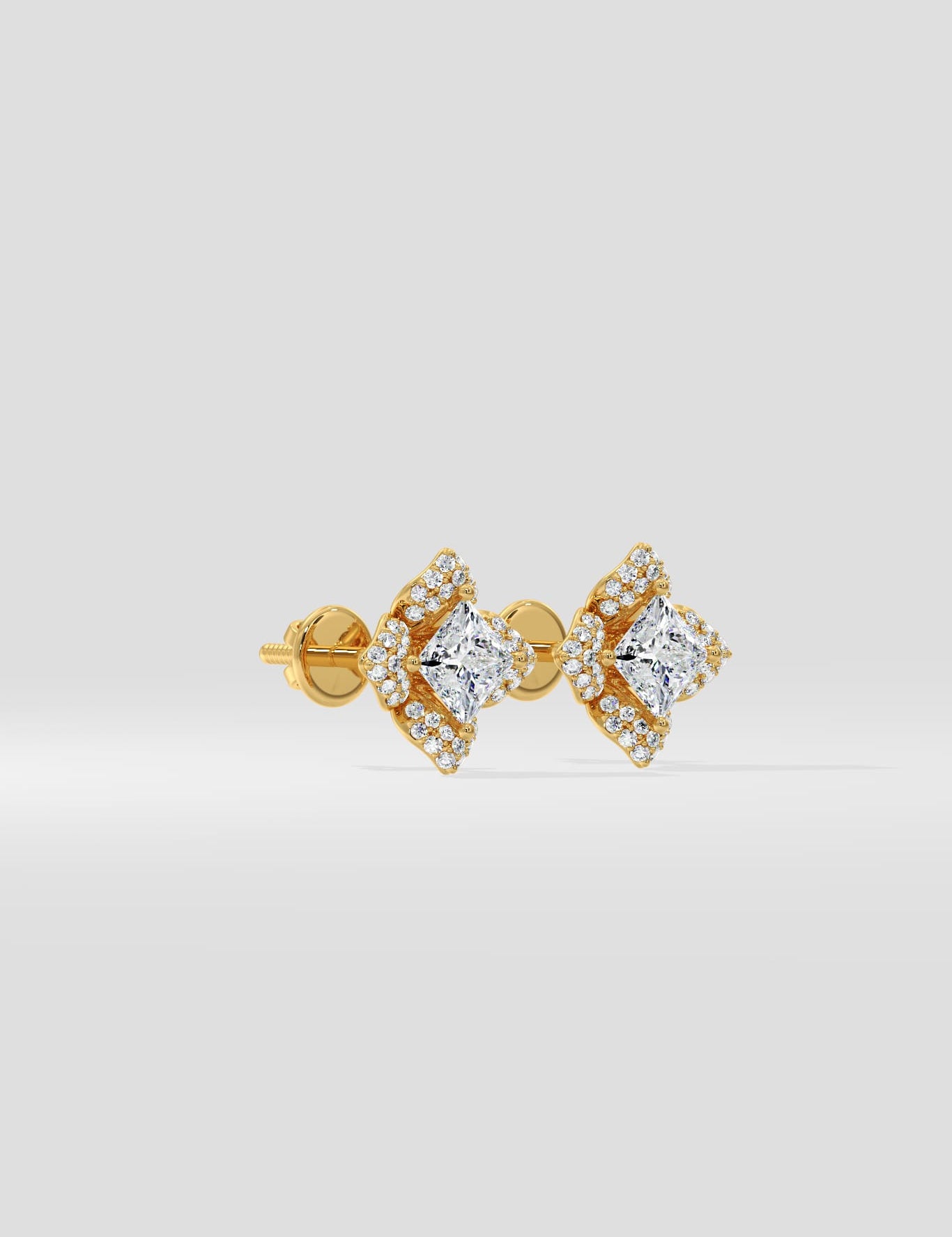 1 Ct Princess Wisp Studs - House of Quadri