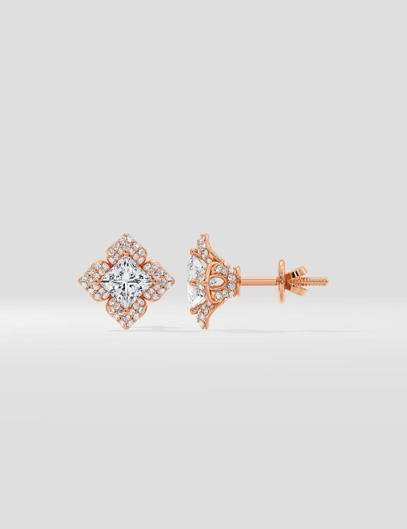 1 Ct Princess Wisp Studs - House of Quadri