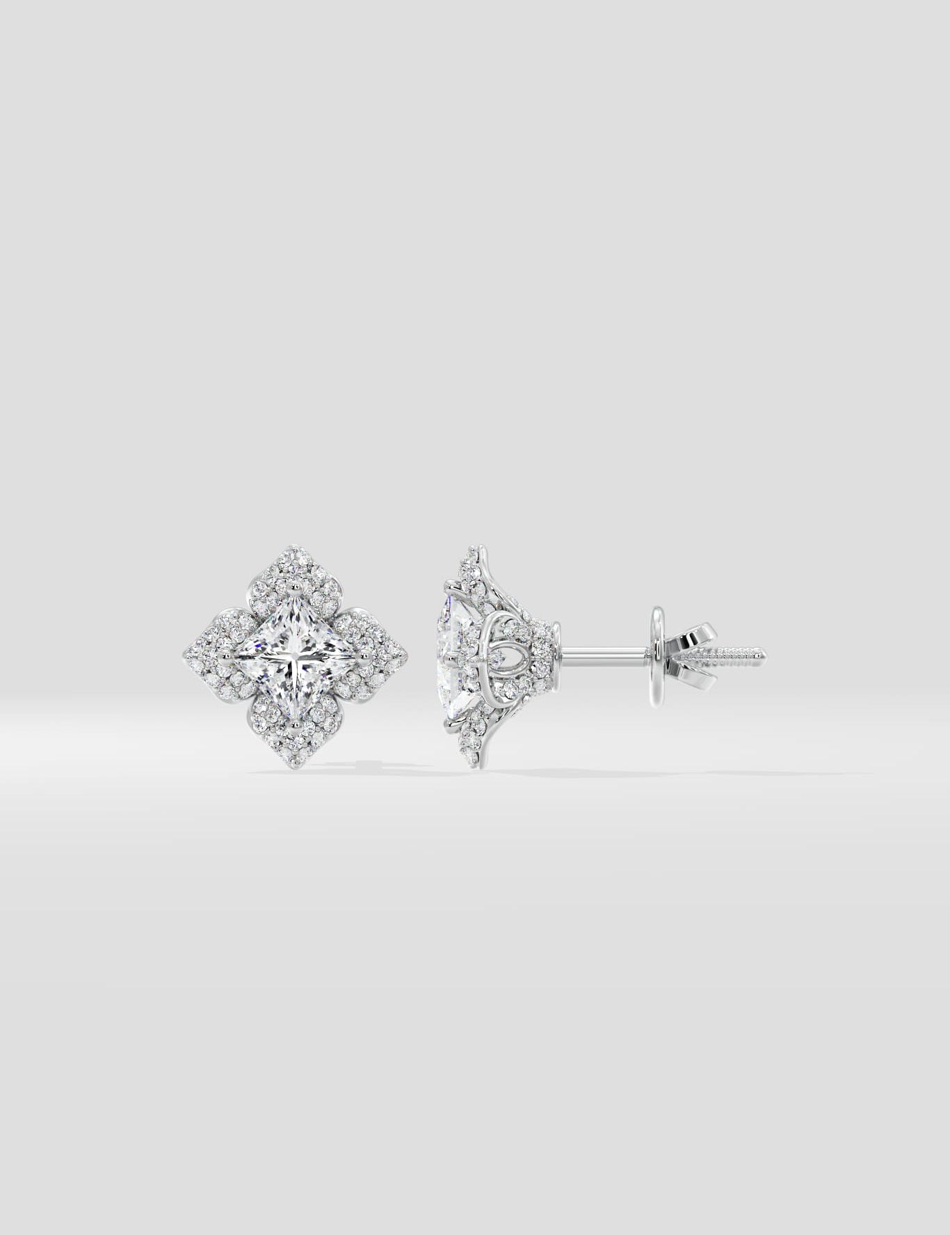 1 Ct Princess Wisp Studs - House of Quadri