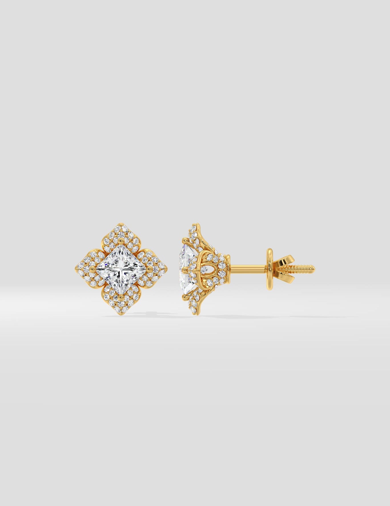 1 Ct Princess Wisp Studs - House of Quadri