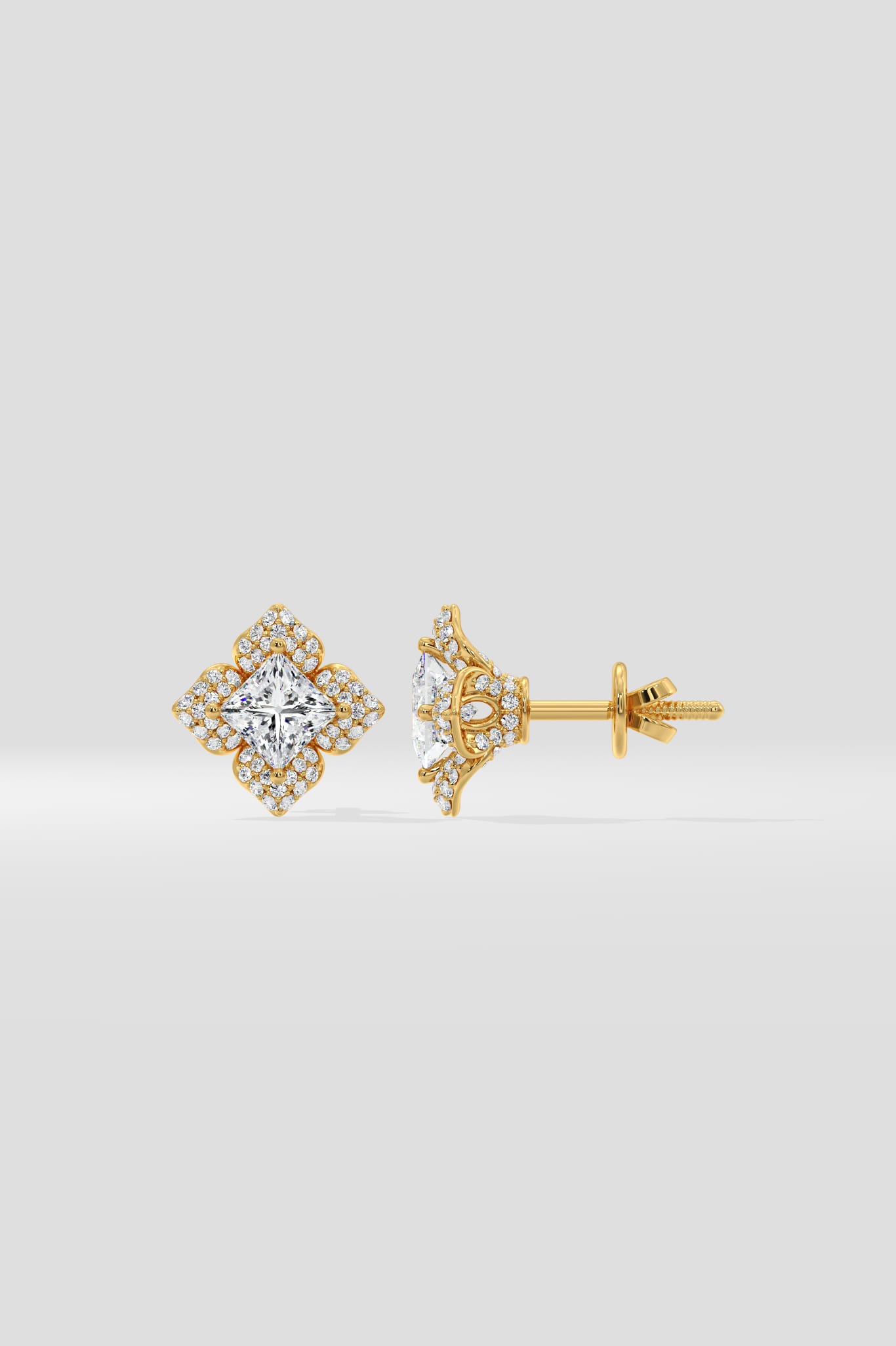 1 Ct Princess Wisp Studs - House of Quadri