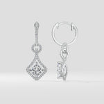 1 Ct Princess Prism Danglers - House of Quadri