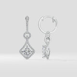 1 Ct Princess Prism Danglers - House of Quadri