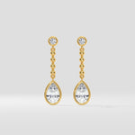 1 Ct Pearline Danglers - House of Quadri