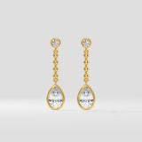 1 Ct Pearline Danglers - House of Quadri