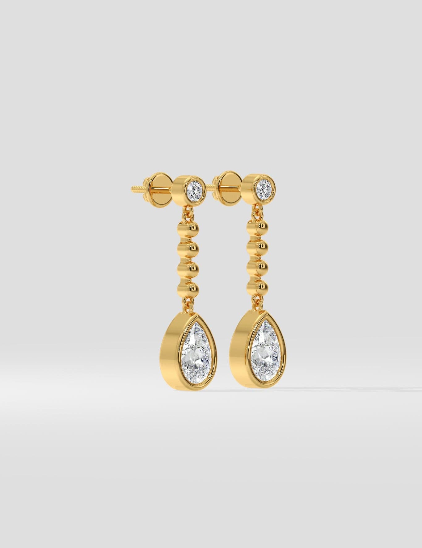1 Ct Pearline Danglers - House of Quadri