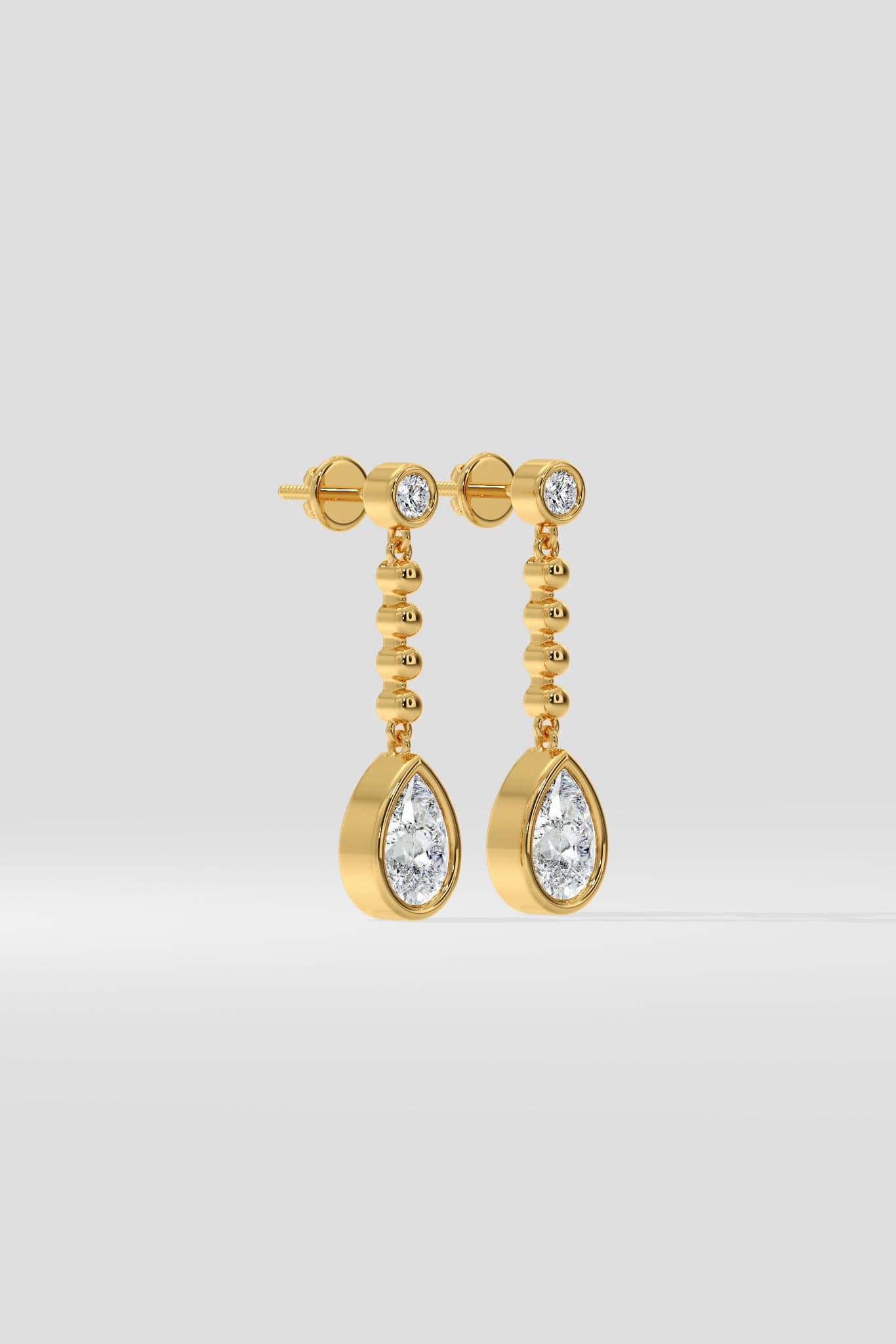 1 Ct Pearline Danglers - House of Quadri