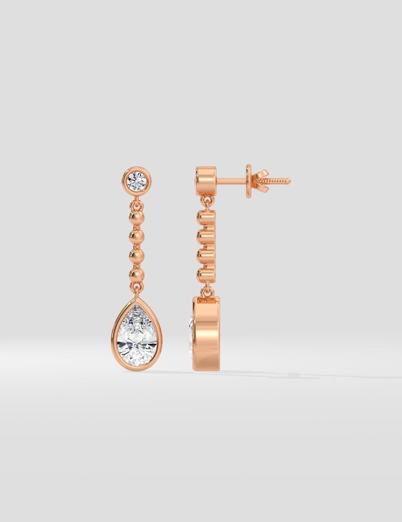 1 Ct Pearline Danglers - House of Quadri