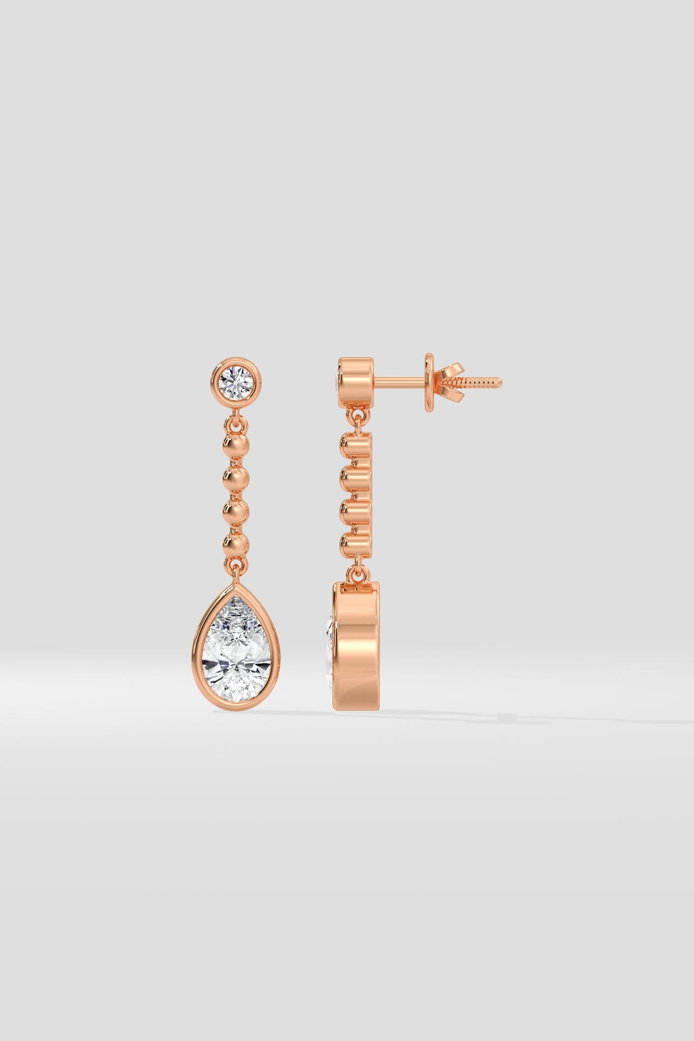 1 Ct Pearline Danglers - House of Quadri