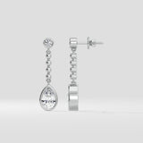 1 Ct Pearline Danglers