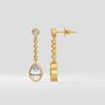 1 Ct Pearline Danglers - House of Quadri