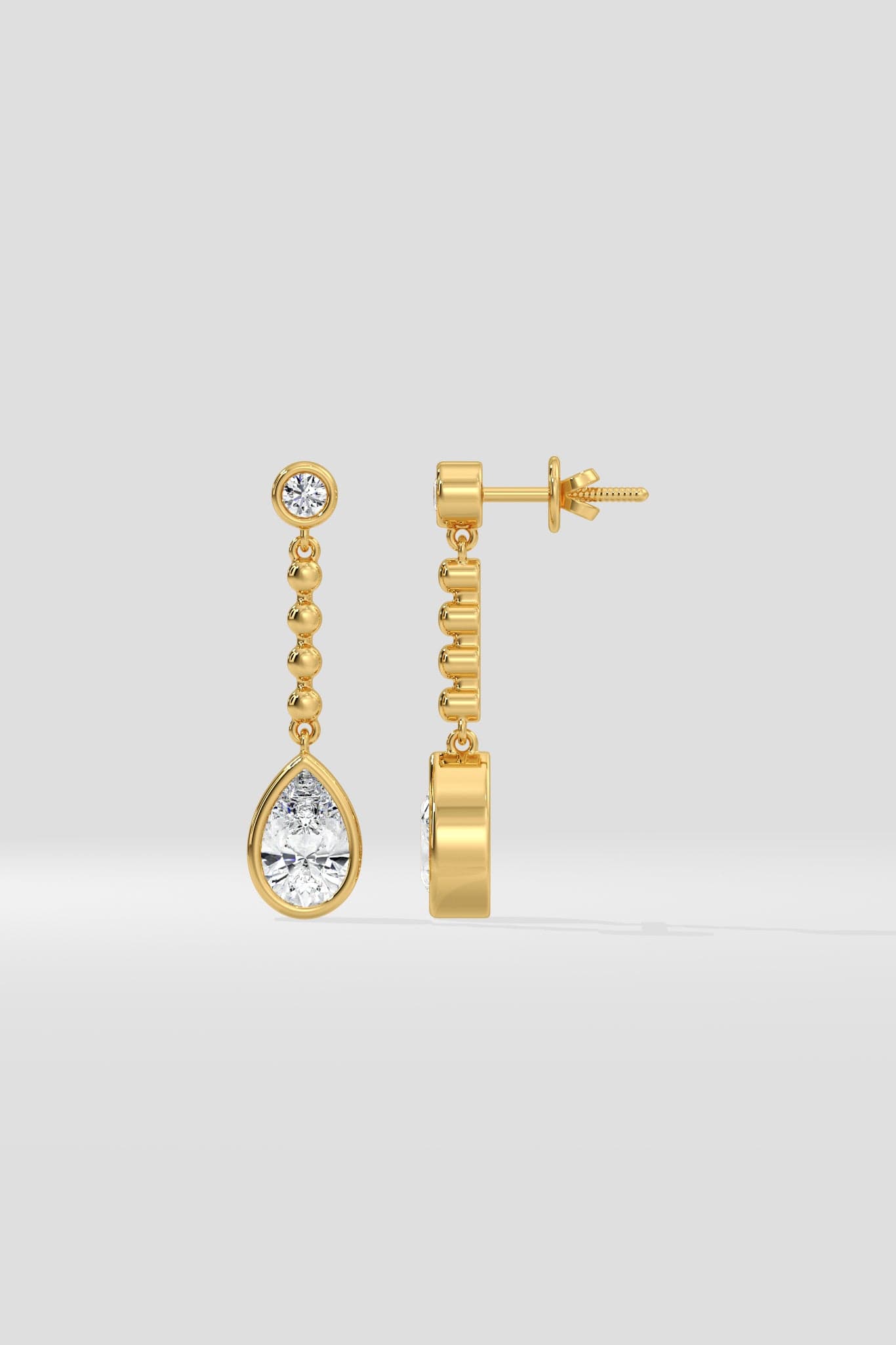 1 Ct Pearline Danglers - House of Quadri