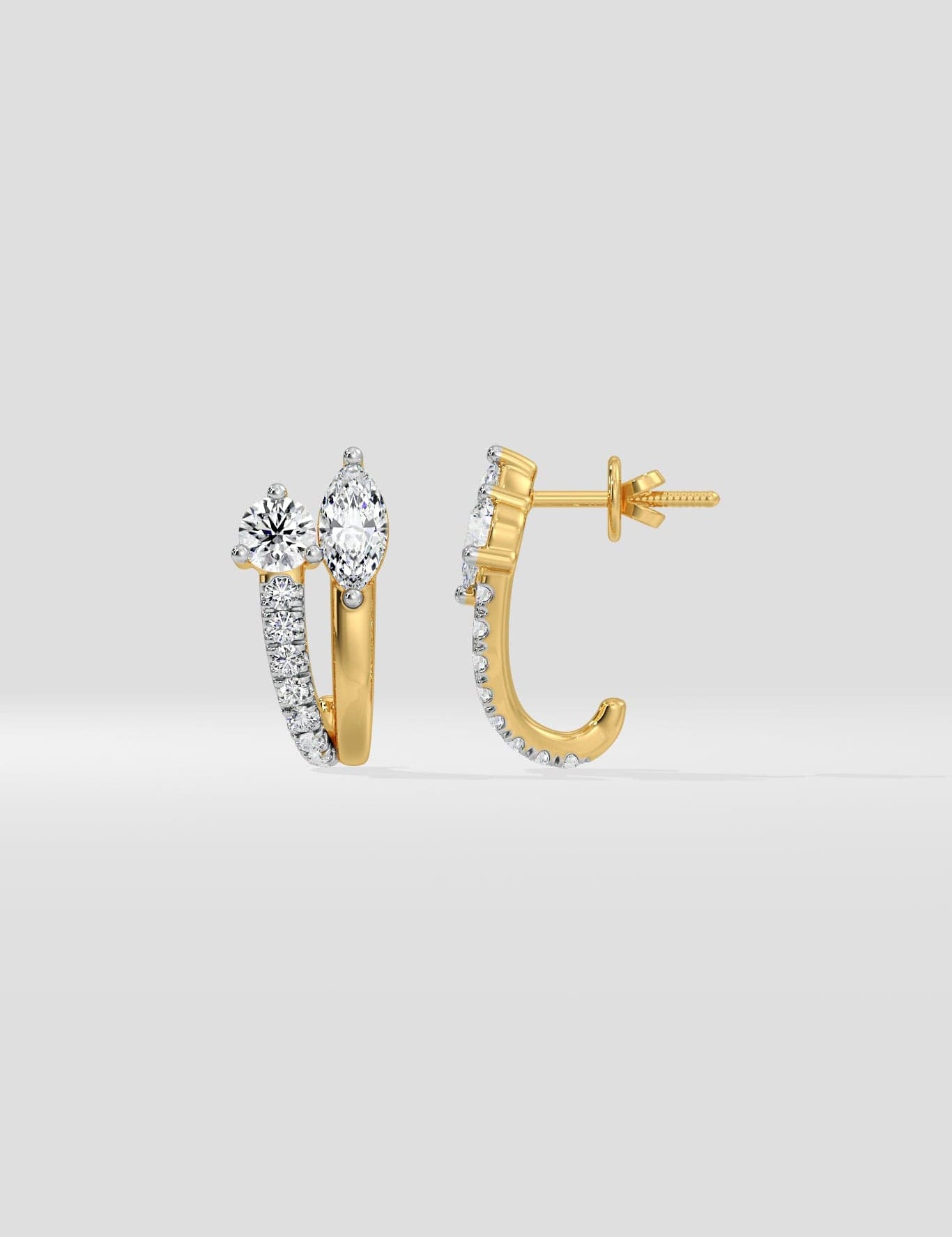 Vector Duet Earrings - House of Quadri