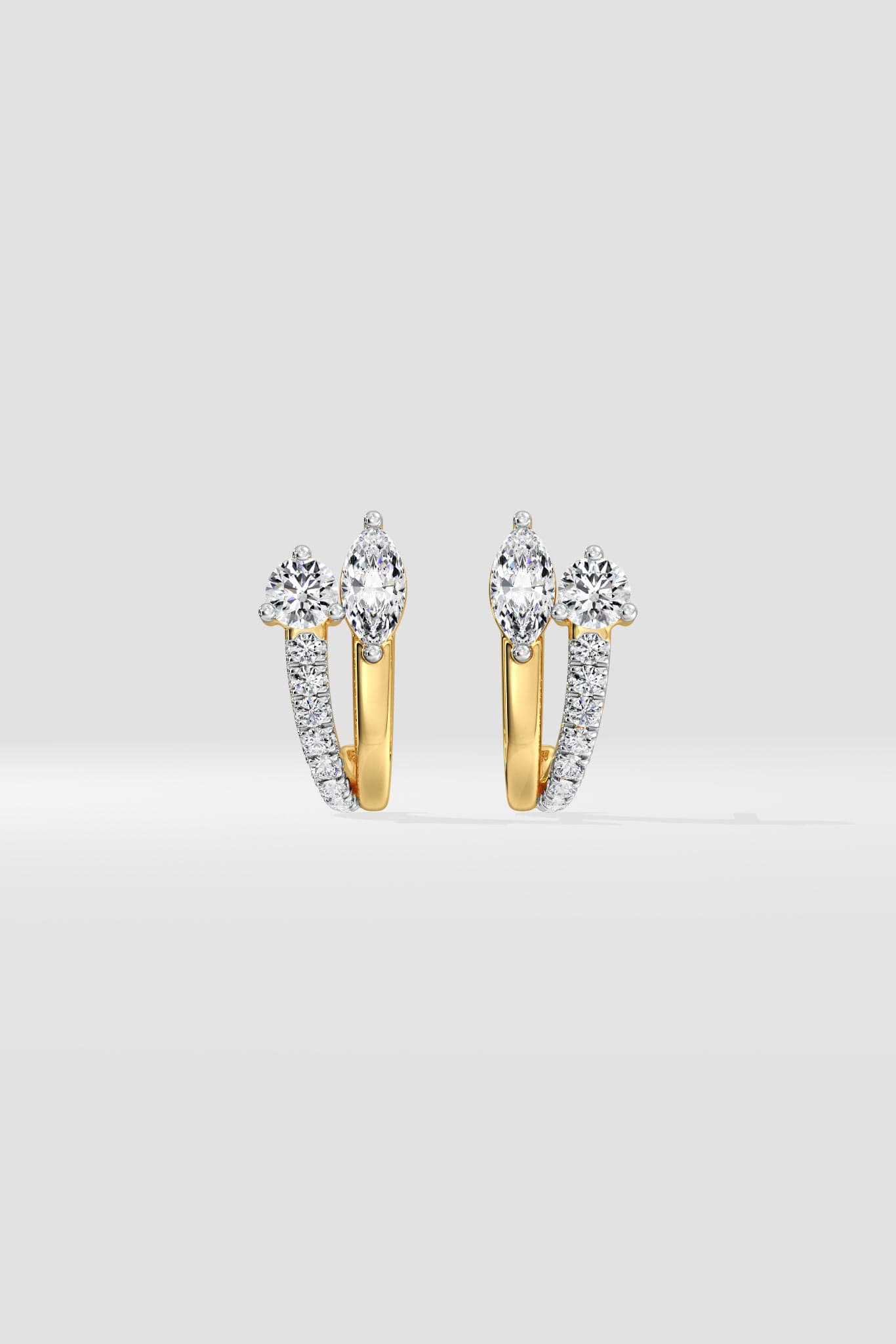Vector Duet Earrings - House of Quadri