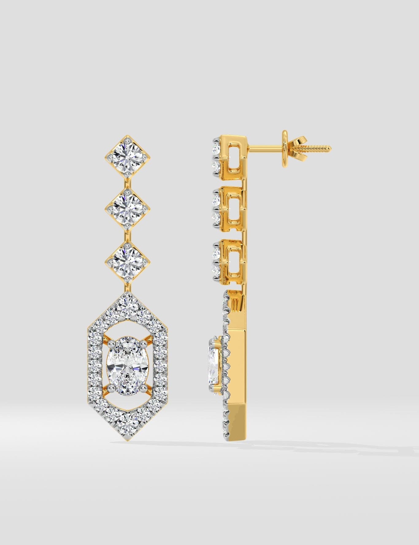 Elorin Drop Danglers - House of Quadri