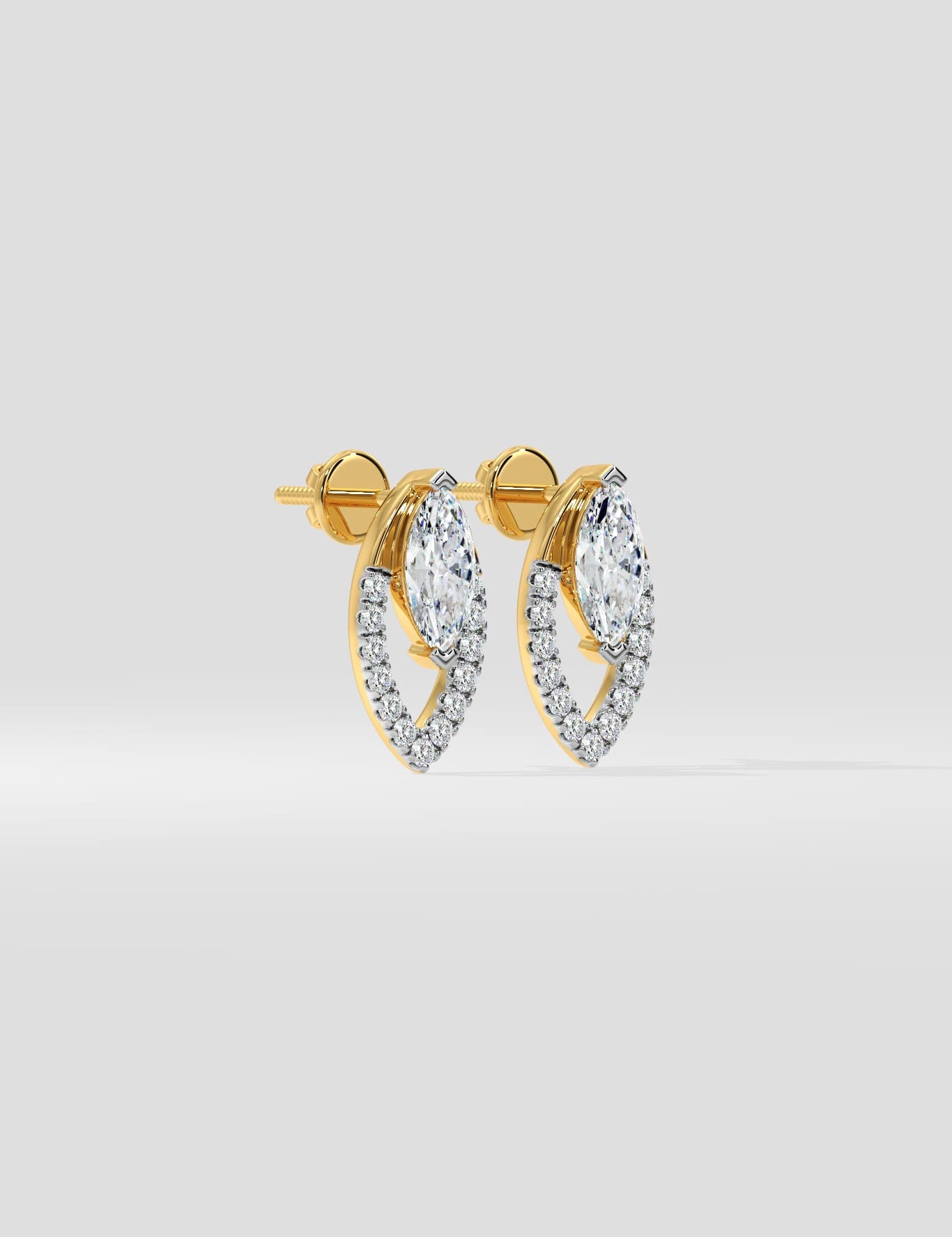 Marquise Lumin Studs - House of Quadri