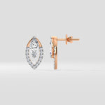 Marquise Lumin Studs - House of Quadri