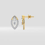 Marquise Lumin Studs - House of Quadri