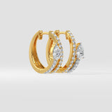 Ascella Pear Hoops - House of Quadri