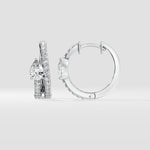 Ascella Pear Hoops - House of Quadri