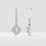 1 Ct Celia Cushion Danglers