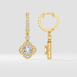 1 Ct Celia Cushion Danglers
